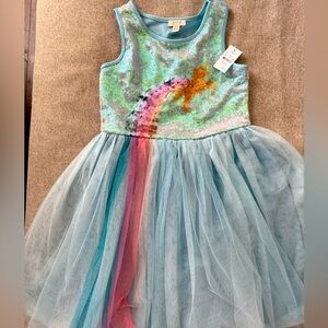 Girls unicorn TUTU dress